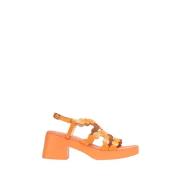 Orange Lave Sandaler Komfort Elegance