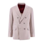 Dobbeltbrystet Blazer Jakke