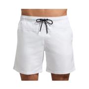 Hvide Logo Badeshorts