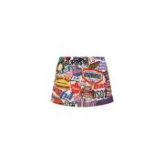 Logo Print Swim Boxer Shorts