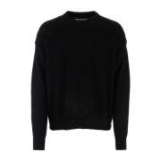 Luksus Sort Cashmere Sweater