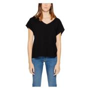 V-Neck Top Kvinde T-Shirt Forår/Sommer