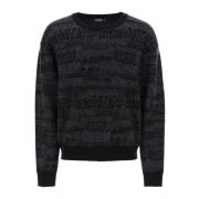 Logo Lettering Wool Sweater