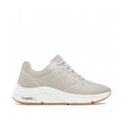 Sporty Læder Sneaker med Arch Support