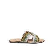 Pyntet Flad Sandal