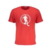 Trykt Rund Hals T-Shirt