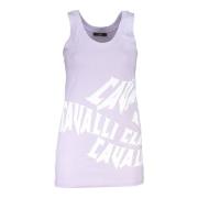 Lilla Bomuld Tank Top med Print