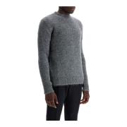 Melange Alpaca Crew Neck Sweater