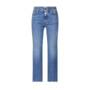 Straight Leg Cropped Jeans