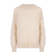 Kashmir Bådudskæring Sweater Brun