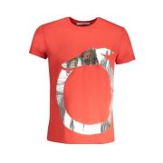 Tryk Logo Rund Hals T-Shirt