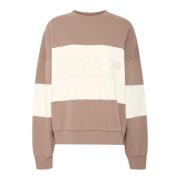 Sommer Chain Crew Neck Sweatshirt Træbrun