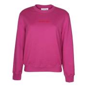 Fuchsia Bomuldssweatshirt AW24