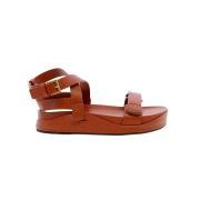 Sort platform sandal