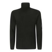 Lambswool Roll Neck Strik Sweater