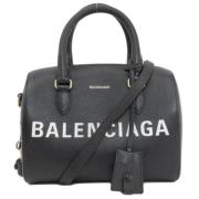 Pre-owned Laeder balenciaga-tasker