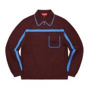 Begrænset udgave Burgundy Zip Up Cardigan