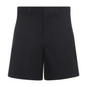 Double Cotton Twill Shorts med Web