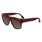 Burgundy Acetate Solbriller til Kvinder