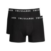 Sort Bomuld Boxer Briefs Pakke