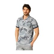 Camouflage Print Herre Polo Skjorte