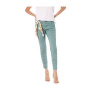 Curvy Fit Chino Bukser Mint Grøn