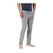 Slim Fit Glen Check Chino Bukser