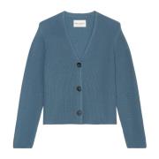 V-hals cardigan afslappet