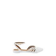 Hvid Lav Sandal Elegant Valg