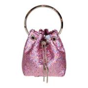 Pink Sequin Bucket Bag & Rygsæk