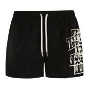 Ikoniske Logo Badeshorts Sort