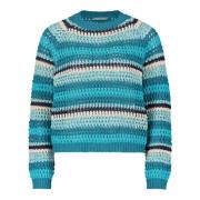 Stribet Strik Pullover