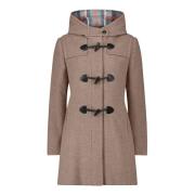 Hætte Dufflecoat Uld Velour Toggle