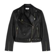 Faux Leather Biker Jacket