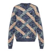 Mønstret sweater