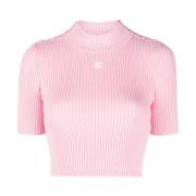 Pink Ribbet Crop Top