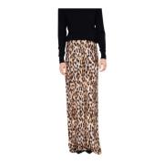 Leopard Print Maxi Nederdel Overline