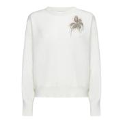 Kashmir Crew Neck Sweater Hvid