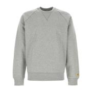 Grå Bomuld Blanding Chase Sweatshirt