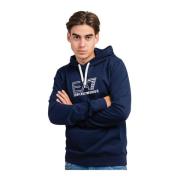 Herre Sweatshirt Klassisk Navy Regular Fit