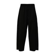 Strækbar uld nylon track pant