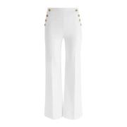 Beige Wide Leg Jeans