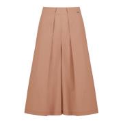 Cropped Flared Wide Leg Pants