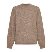 Beige Alpaca Merino Wool Sweater