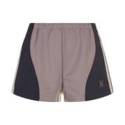 Farveblok sports shorts med monogramlogo