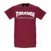 Skatemag Tee Herre T-shirt Maroon/Hvid