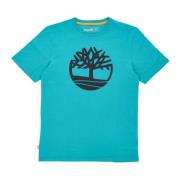 Blå Tree Tee Herre T-shirt