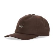 Klassisk Snapback Kasket Mørk Chokolade