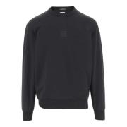 Sort Crew Neck Logo Sweatshirt