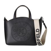 Perforeret Cirkel Tote Taske